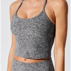 Spacedye Slim Racerback Cropped Tank
